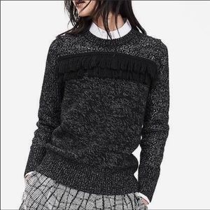 NWT Banana Republic fringe pullover sweater